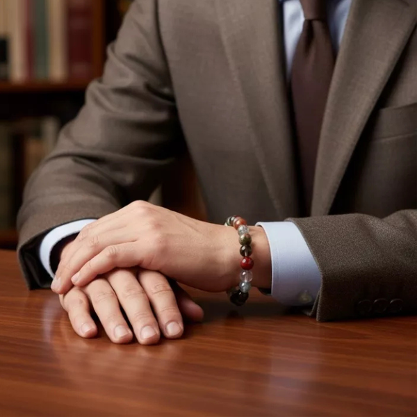 Natural Crystal Ruling Number ( मूलांक ) 6 Bracelet