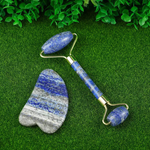 Natural Lapis Lazuli Roller And Guasha Face Massager