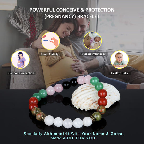 Natural Crystals Pregnancy Conceive & Protection Bracelet