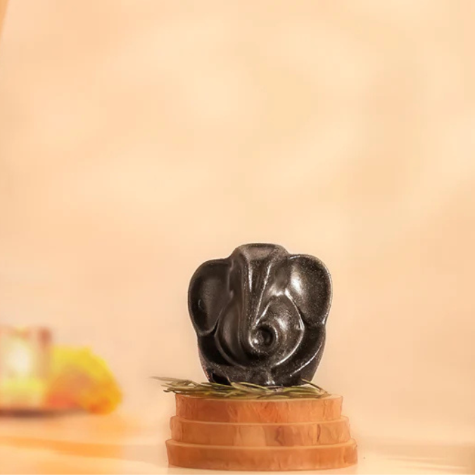 Natural Pyrite Lord Ganesha Idol