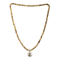 Natural Golden Tiger Eye With God Shiva Pendant