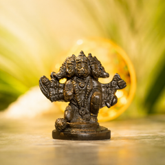Natural Pyrite Panchmukhi Lord Hanuman Idol