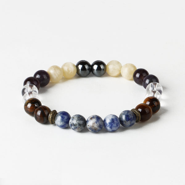 Natural Crystals Stress & Anxiety Relief Bracelet