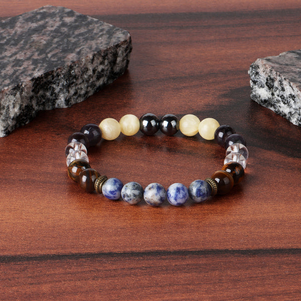 Natural Crystals Stress & Anxiety Relief Bracelet