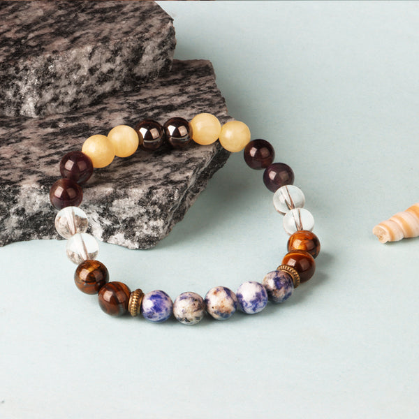 Natural Crystals Stress & Anxiety Relief Bracelet