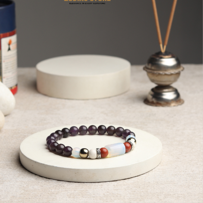 Pisces Zodiac ( मीन राशि ) Luck, Power & Success Bracelet