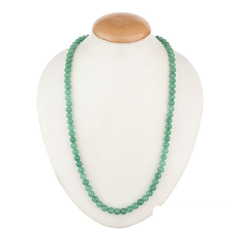 Natural Green Aventurine Pendant Mala