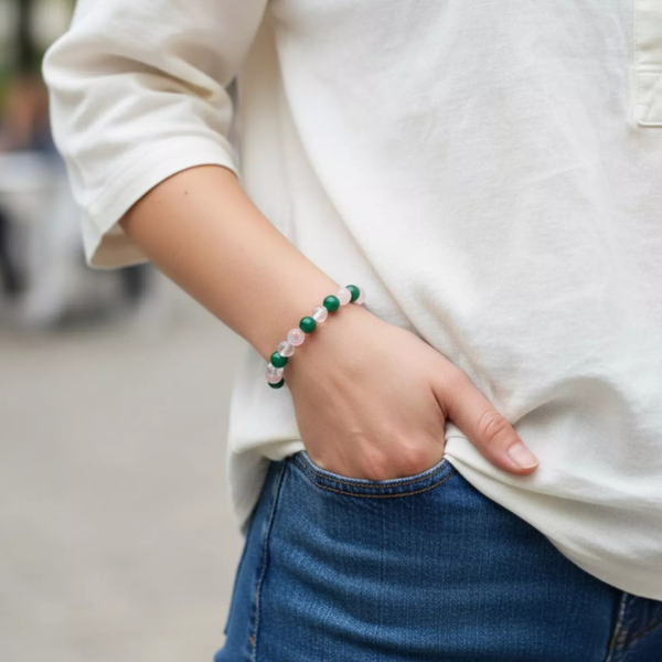 Natural Crystal Ruling Number ( मूलांक ) 1 Bracelet