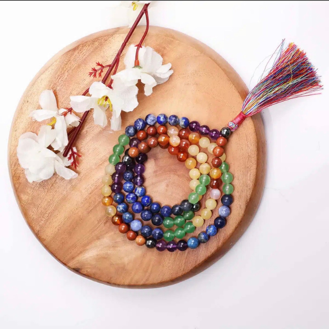 Natural 7 Chakra Prayer Jaap Mala