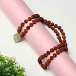 Natural Rudraksha Om Pendant