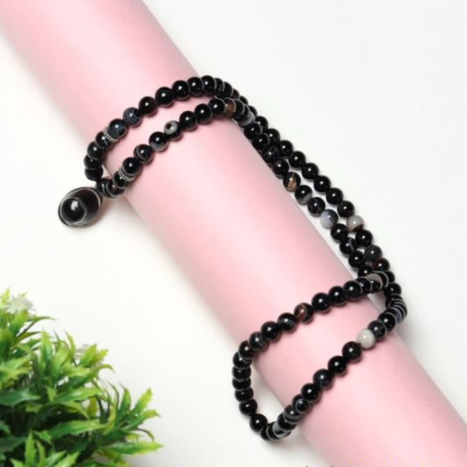 Natural Sulemani Hakik With Sulemani Eye pendant