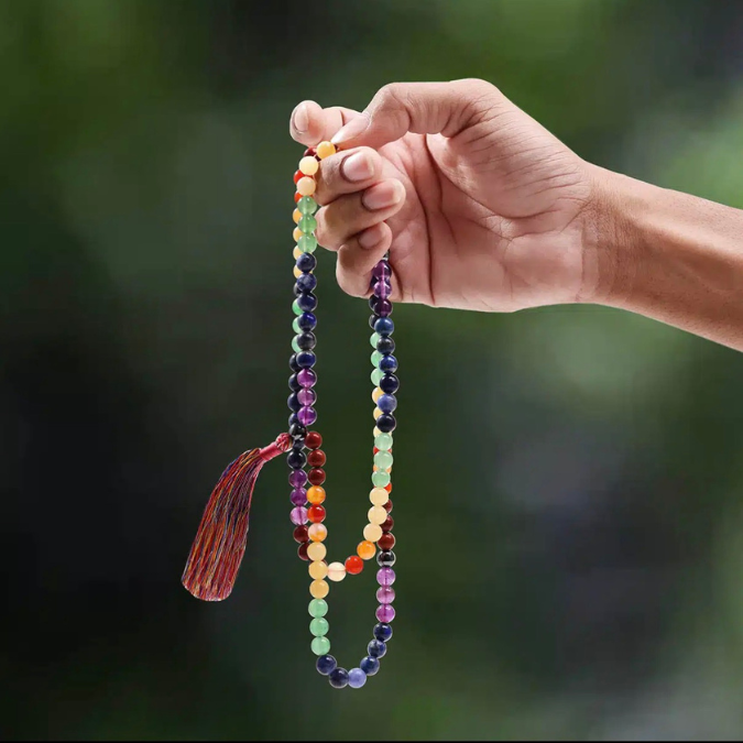 Natural 7 Chakra Prayer Jaap Mala