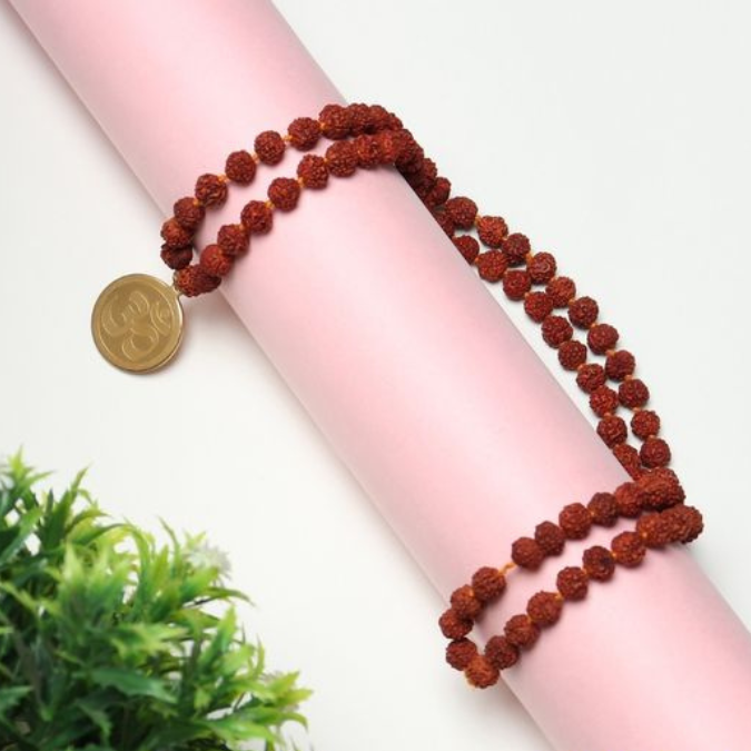 Natural Rudraksha With Om Pendant