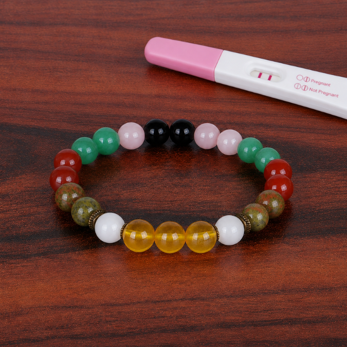 Natural Crystals Pregnancy Conceive & Protection Bracelet