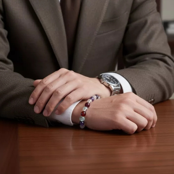 Natural Crystal Ruling Number ( मूलांक ) 2 Bracelet