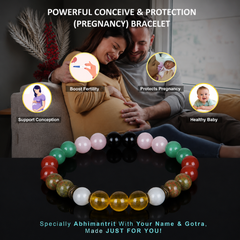 Natural Crystals Pregnancy Conceive & Protection Bracelet