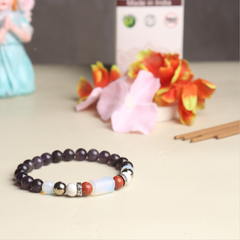 Pisces Zodiac ( मीन राशि ) Luck, Power & Success Bracelet