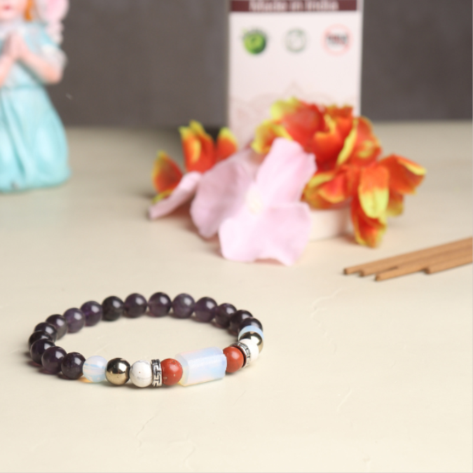 Pisces Zodiac ( मीन राशि ) Luck, Power & Success Bracelet