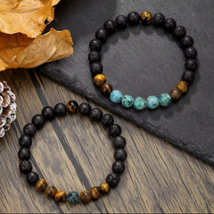 Natural Mix Crystals Health & Wealth Bracelet