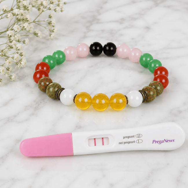 Natural Crystals Pregnancy Conceive & Protection Bracelet