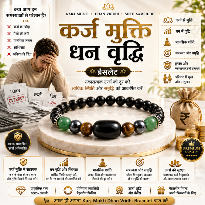 Abhimantrit Karj Mukti & Dhan Vridhi Bracelet