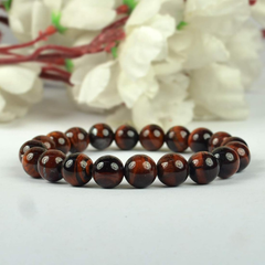 Natural Red Tiger Eye Stone Healing Bracelet