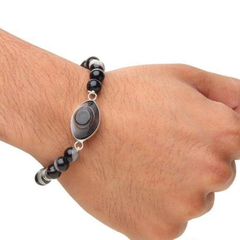 Natural Suleimani Hakik Eye Tumble Bracelet