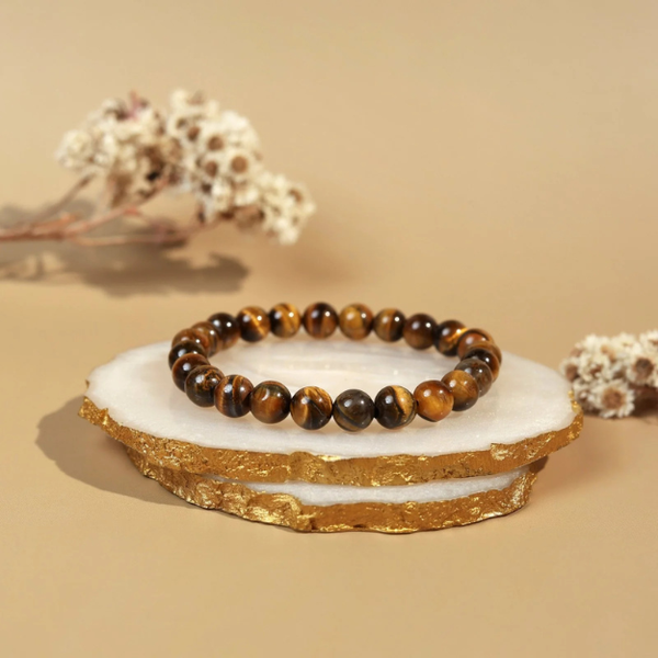 Natural Tiger Eye Stone Bracelet For Peace