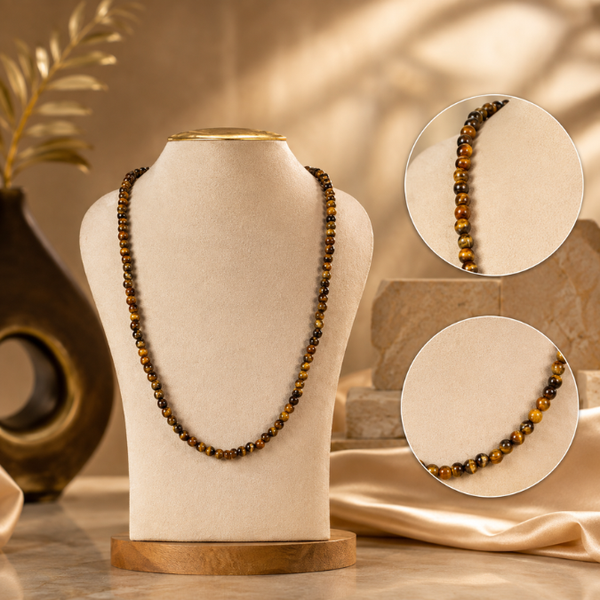 Natural Tiger Eye Mala