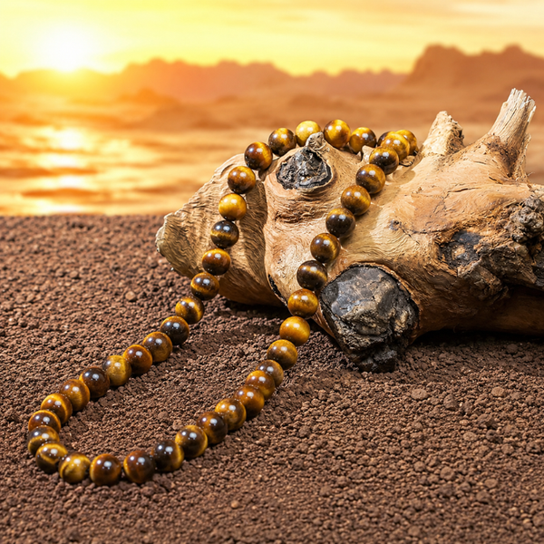 Natural Tiger Eye Mala