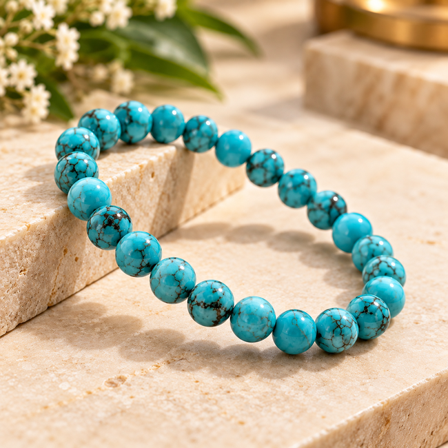 Natural Firoza Wealth & Money Attract Bracelet