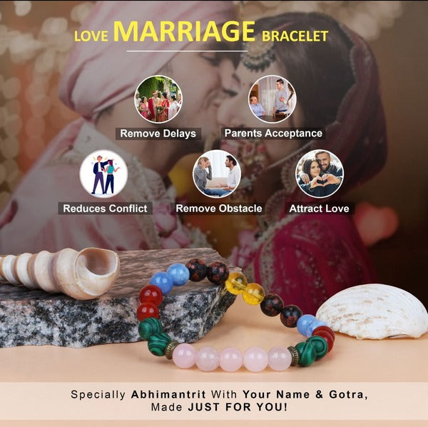 Natural Crystals Love Marriage Bracelet