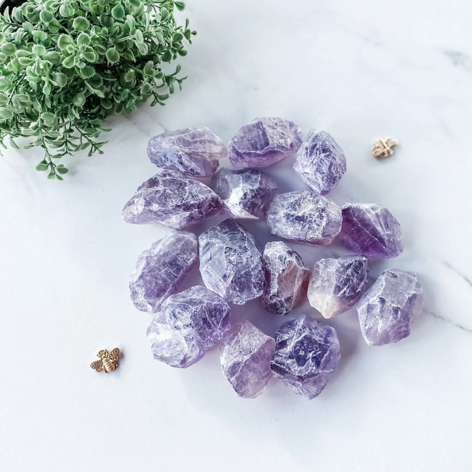 Natural Amethyst Raw Rough Stone For Health