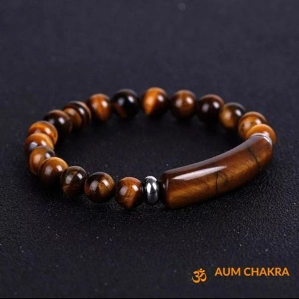 Natural Tiger Eye Strad Protection Bracelet