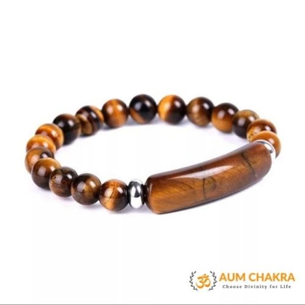 Natural Tiger Eye Strad Protection Bracelet