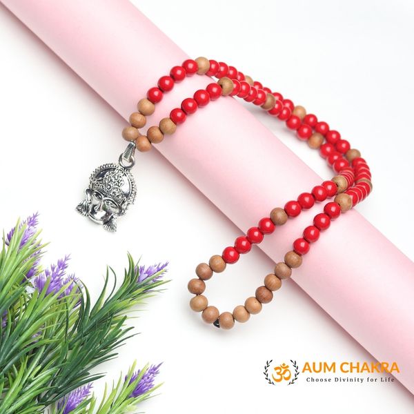 Taiwani Moonga (coral) Bracelet | himalaya rudraksha anusandhan kendra