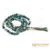 Natural Moss Agate Japa Mala