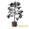 Natural Black Jasper Tree With 300 Bead