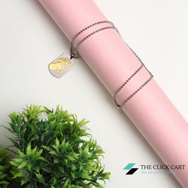 100% stainless steel Divya Unicorn Horse Pendant