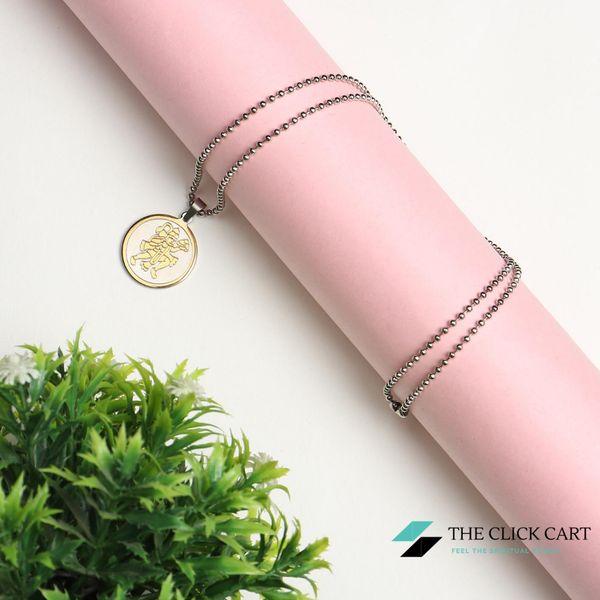 100% Pure Stainless Steel With Sankatmochan Hanuman Ji Pendant