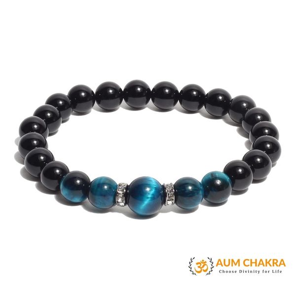 Natural Blue Tiger Eye Bracelet For Health & Peace