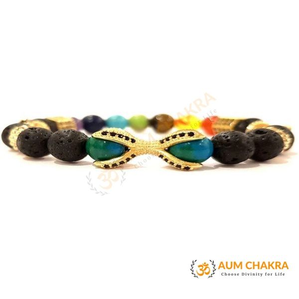 Natural 7 Chakra Stone Yantra Wealth Bracelet