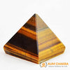 Natural Tiger Eye Stone Pyramid