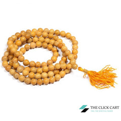 Natural Yellow Jasper Japa Mala