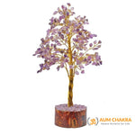 Natural Amethyst 300 Chips Stone Tree