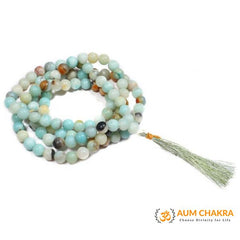 Natural Amazonite Japa Mala