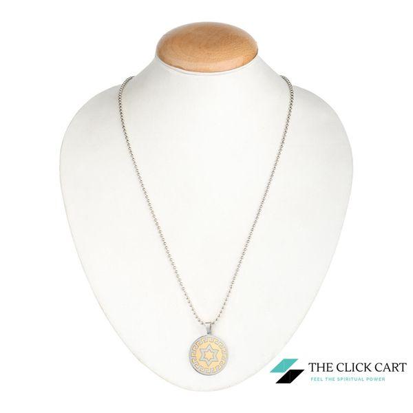 Pure Stainless steel With Sitara Chakra Pendant