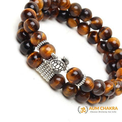 Natural Tiger Eye Tortoise Pair Bracelet