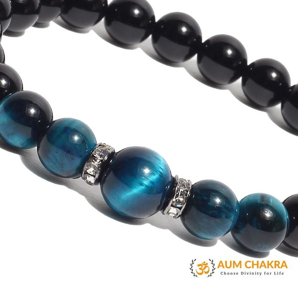 Natural Blue Tiger Eye Bracelet For Health & Peace