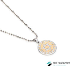 Pure Stainless steel With Sitara Chakra Pendant